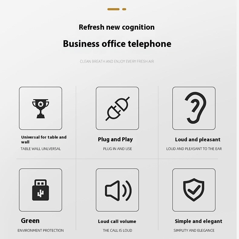 Digital Wireless DECT Phone for Business, Office, and Home Us
