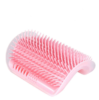 Cat Self-Grooming Brush Wall-Mounted Pet Rubbing Device
