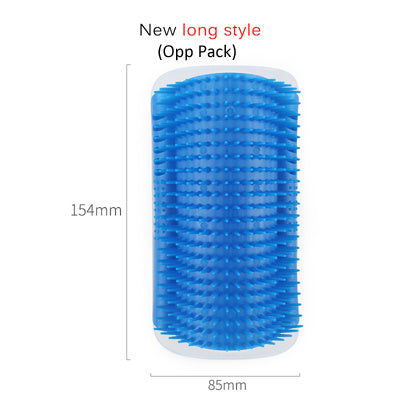 Cat Self-Grooming Brush Wall-Mounted Pet Rubbing Device