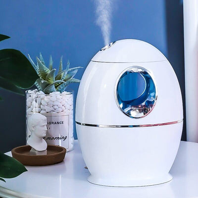 800ML Mini Air Humidifier in white, perfect for enhancing air quality and atmosphere in any room.