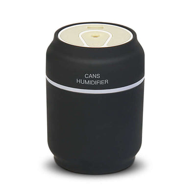 Mini waterproof humidifier for cans, quiet operation below 36dB, 200ml capacity, ideal for home and office use.