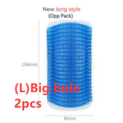Cat Self-Grooming Brush Wall-Mounted Pet Rubbing Device