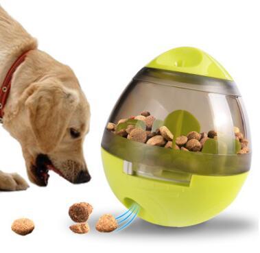 Happy Leaking Food Pet Supplies: Interactive dog food dispenser with treats spilling out for playful feeding.