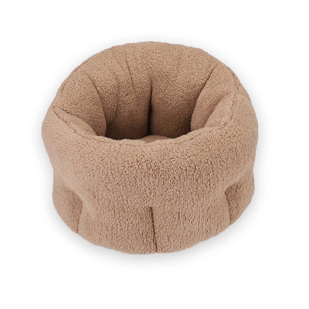Warm Washable Pet House and Calming Bed for Dogs and Cats – Soft Cotton Lint Sofa for Small to Large Pets