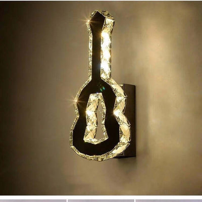 Simple LED Crystal Wall Lamp for Living Room Background Decoration