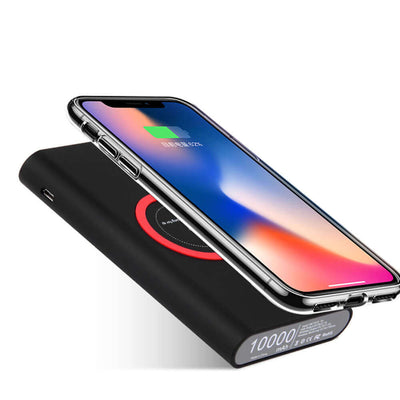 Portable Power Bank with Large Capacity and Built-in Three-in-One Charging Cable