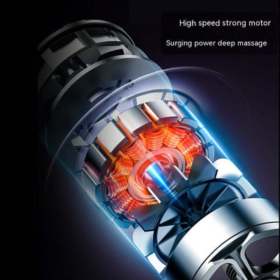 High-speed brushless motor of mini massage gun for deep tissue relief and powerful muscle recovery.