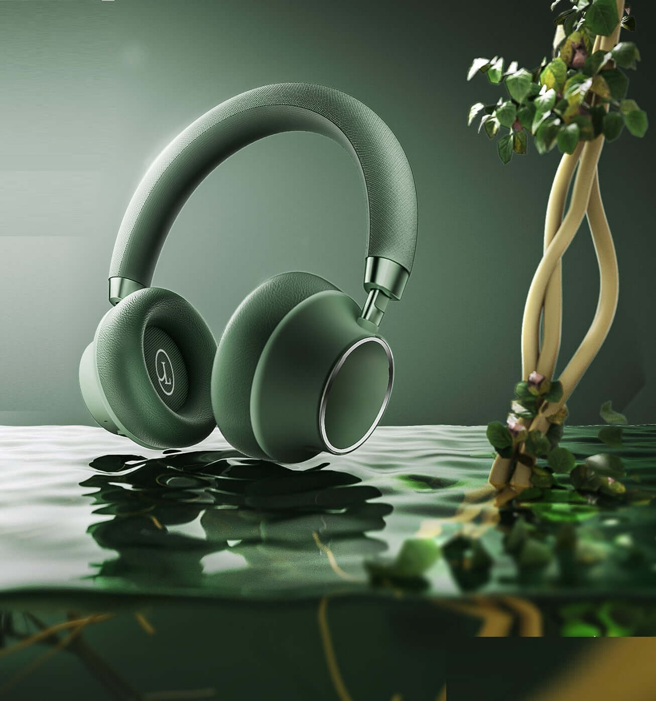 Head-Mounted Bluetooth Headset with Heavy Bass and Active Noise Reduction