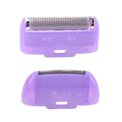 Painless hair remover accessories head, plastic and metal construction, compatible with specific machines, SKU CJPF1090985.