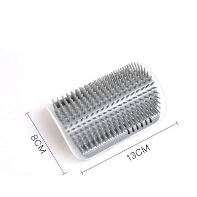 Cat Self-Grooming Brush Wall-Mounted Pet Rubbing Device