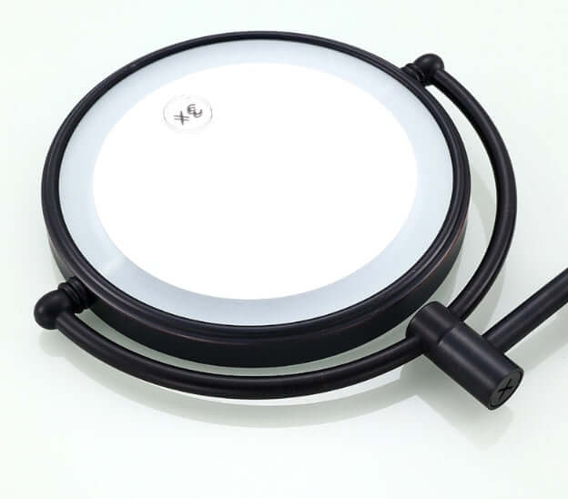 Folding LED Makeup Mirror with Light for Hotel or Travel Use