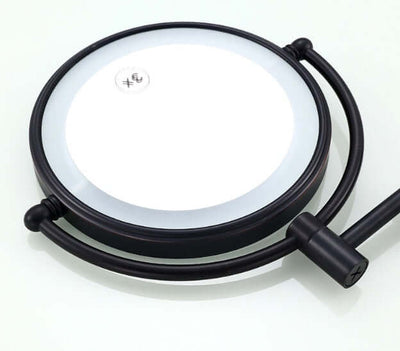 Folding LED Makeup Mirror with Light for Hotel or Travel Use