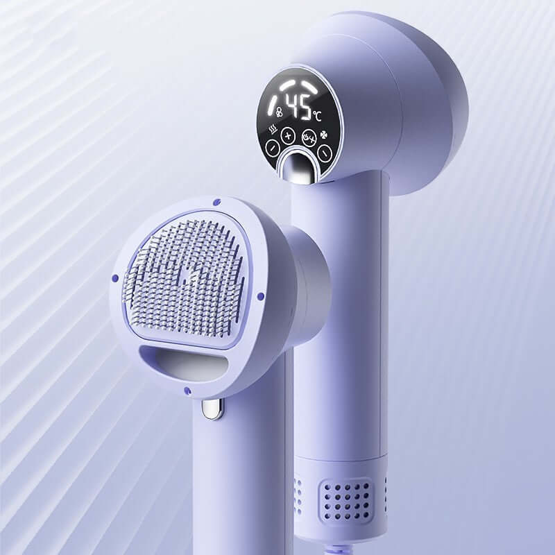 Smart Pet Hair Dryer for Dogs and Cats with Blow and Comb Function
