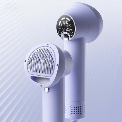 Smart Pet Hair Dryer for Dogs and Cats with Blow and Comb Function
