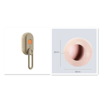 3-in-1 Electric Steam Pet Brush for Cats and Dogs