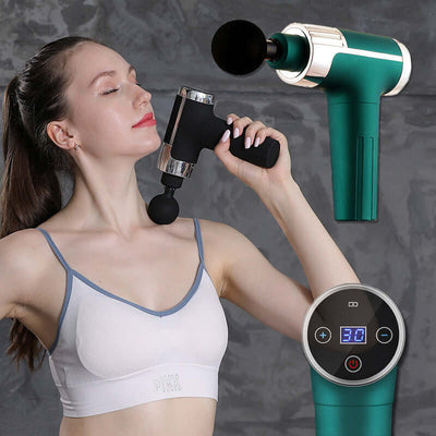 Mini Electric Fascia Massage Gun for Muscle Relaxation and Physiotherapy