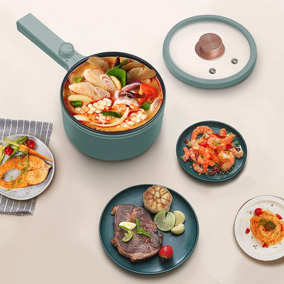 Heated Portable Pot for Travel and On-the-Go Meals