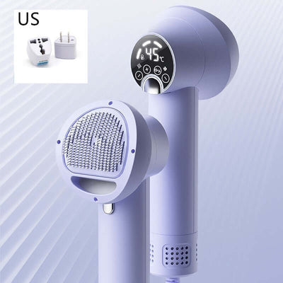 Smart Pet Hair Dryer for Dogs and Cats with Blow and Comb Function