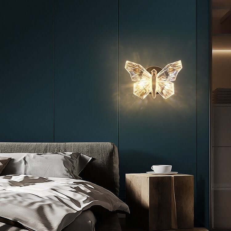 Butterfly Bedroom Decorative Wall Lamp for Elegant Home Lighting