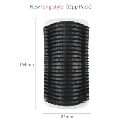 Cat Self-Grooming Brush Wall-Mounted Pet Rubbing Device