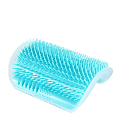 Cat Self-Grooming Brush Wall-Mounted Pet Rubbing Device