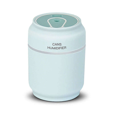 Mini waterproof cans humidifier with 200ml capacity, operates quietly under 36dB for 4-8 hours.