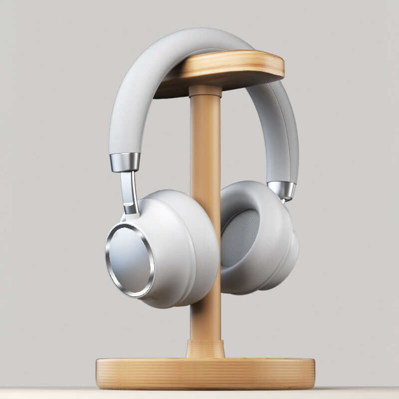Head-Mounted Bluetooth Headset with Heavy Bass and Active Noise Reduction