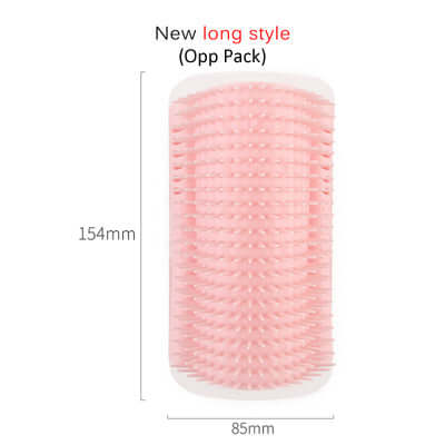 Cat Self-Grooming Brush Wall-Mounted Pet Rubbing Device