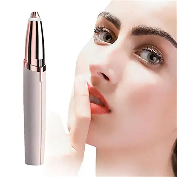Multipurpose eyebrow trimmer and hair remover for women, perfect for beauty and makeup routines.