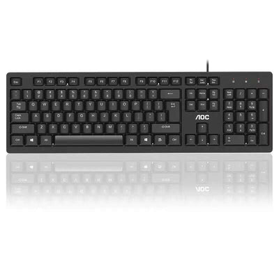 USB Wired Keyboard and Mouse Set for All-in-One Laptop and Desktop Computers