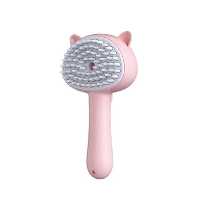 Hair Cleaning Brush With Mist Multifunctional Cat Grooming Brush Rechargeable Self Cleaning Slicker Brush