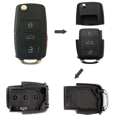 Compartment Car Key Holder with Hidden Storage