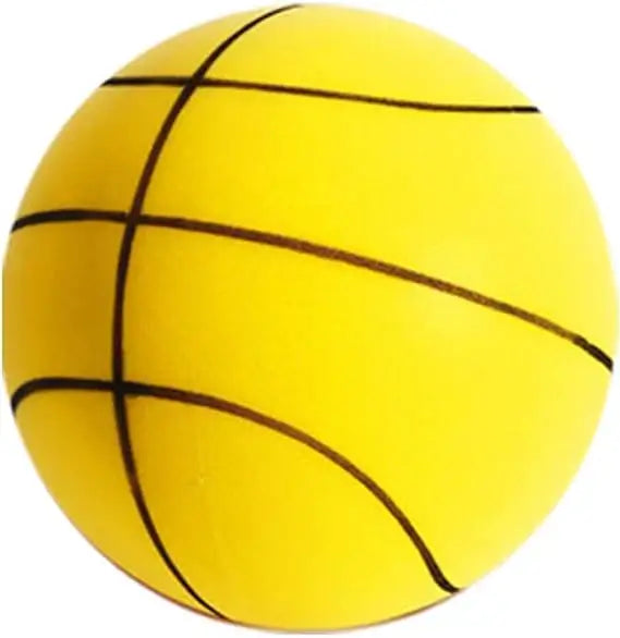 Silent basketball designed with noise-canceling technology for quiet practice anytime and anywhere.