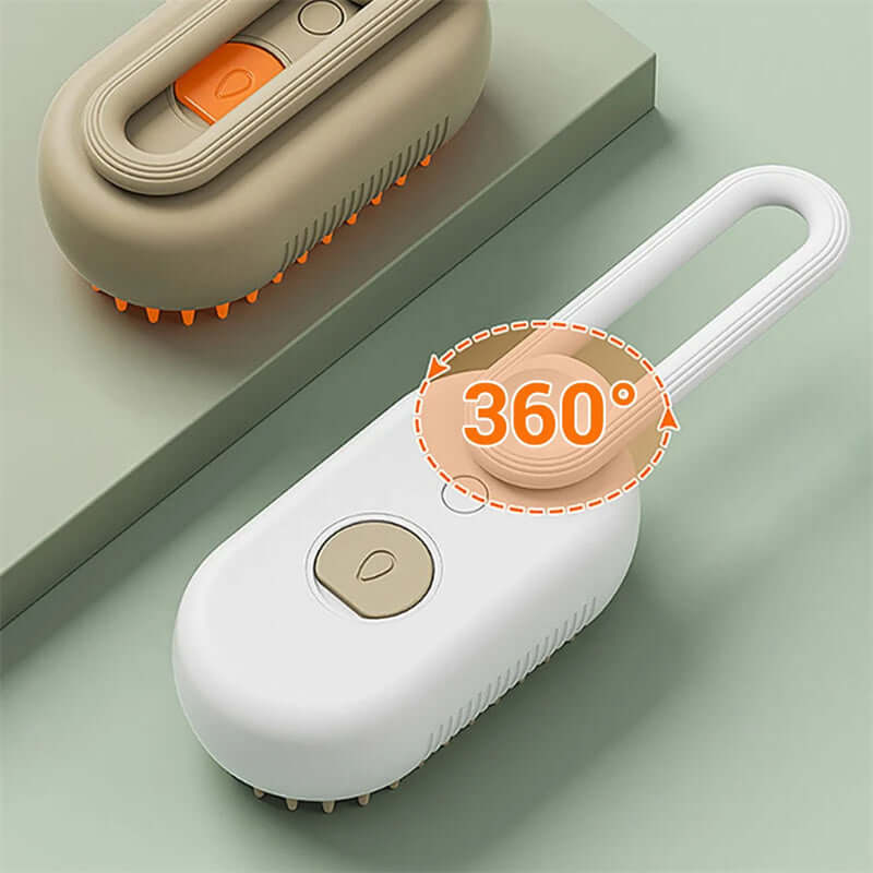 3-in-1 Electric Steam Pet Brush for Cats and Dogs