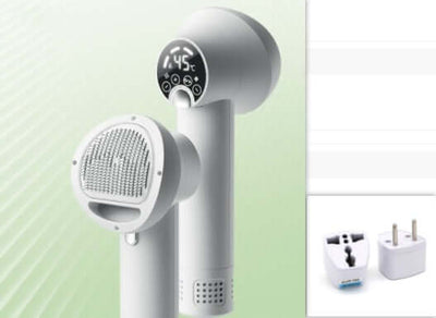 Smart Pet Hair Dryer for Dogs and Cats with Blow and Comb Function