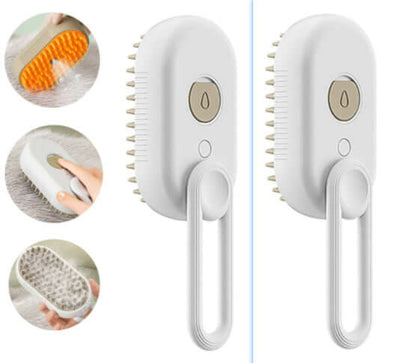 3-in-1 Electric Steam Pet Brush for Cats and Dogs