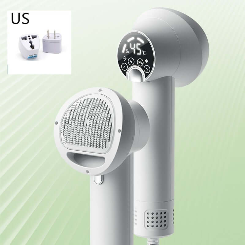 Smart Pet Hair Dryer for Dogs and Cats with Blow and Comb Function