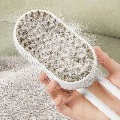 3-in-1 Electric Steam Pet Brush for Cats and Dogs
