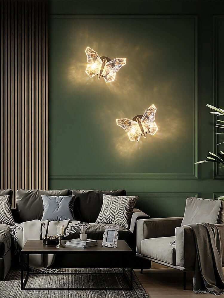 Butterfly Bedroom Decorative Wall Lamp for Elegant Home Lighting