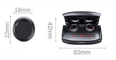 T11 Wireless Bluetooth 5.0 Earbuds with Charging Case and Touch Control